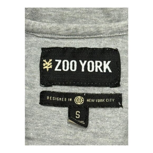 Zoo York Shirt Mens Small Gray Empire State Statue Liberty Graphic Tee NYC Skate - Picture 5 of 8
